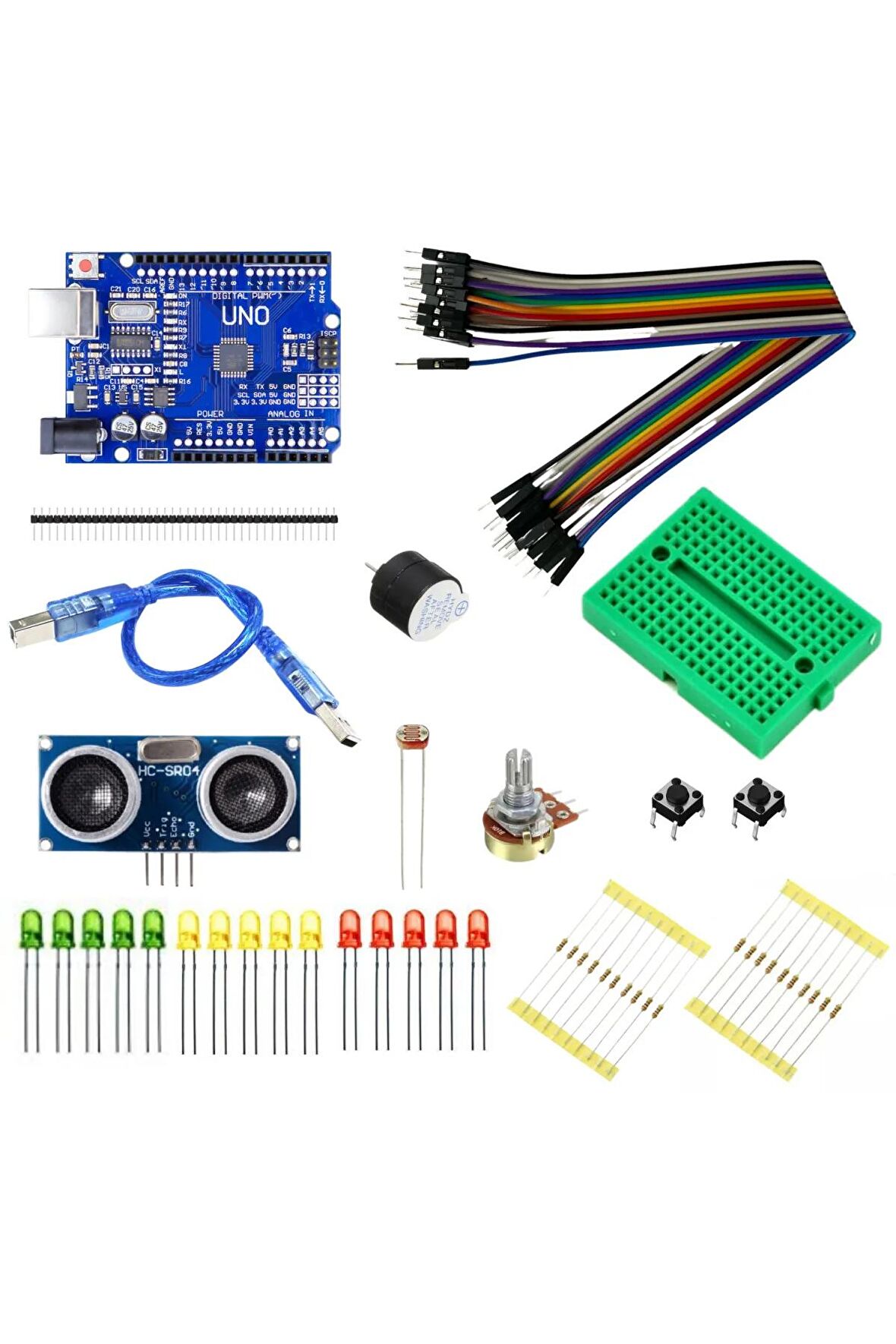 Ekonomik Arduino Uno Başlangıç Seti