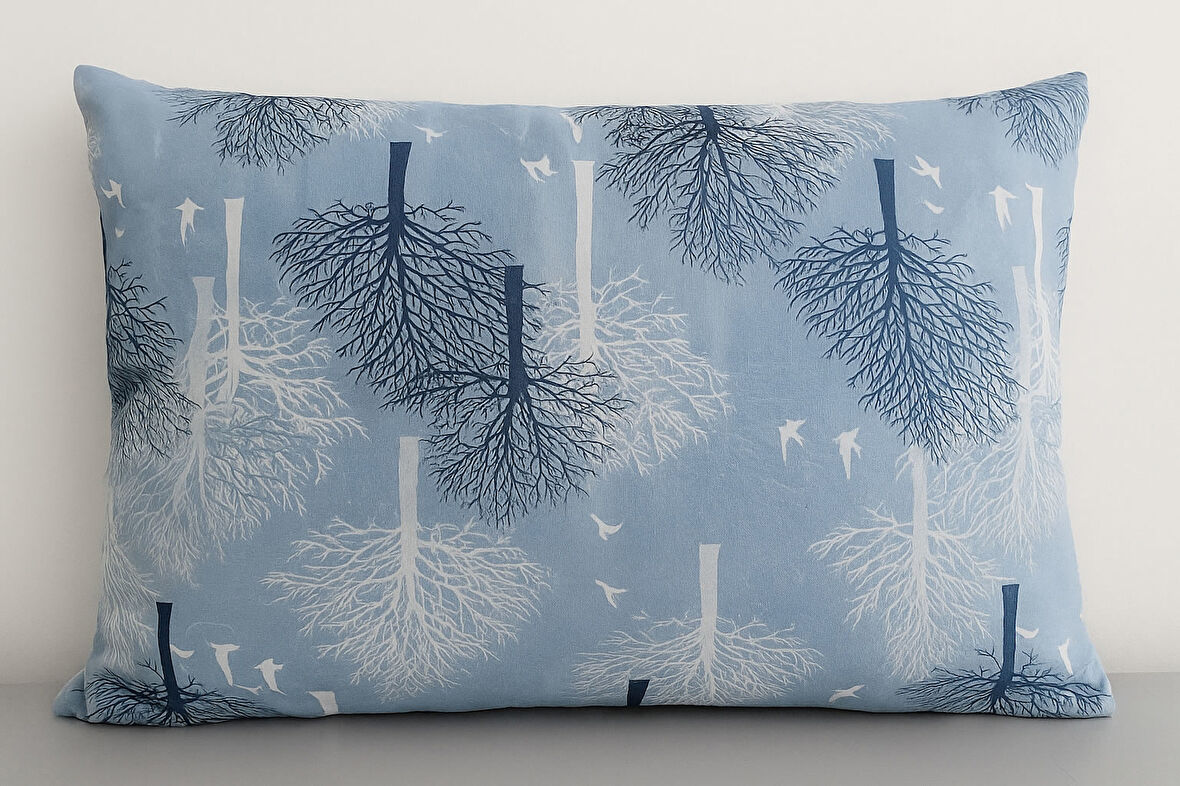 60x80cm  Yastık Kılıfı, Pamuklu Kaliteli Kumaşlı, Fermuarlı, Sadece Kılıf