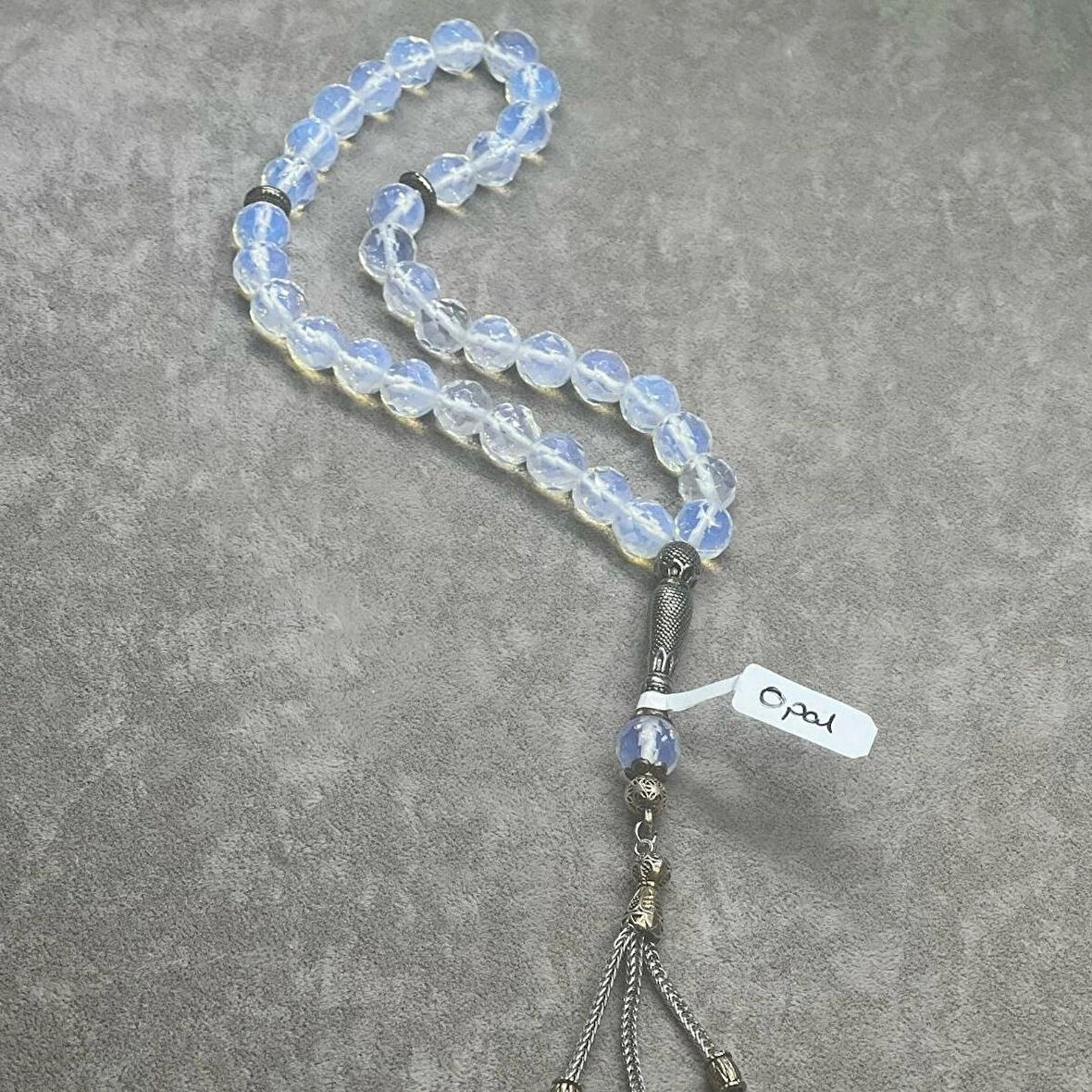 Doğaltaş Opak Tesbih 20 CM