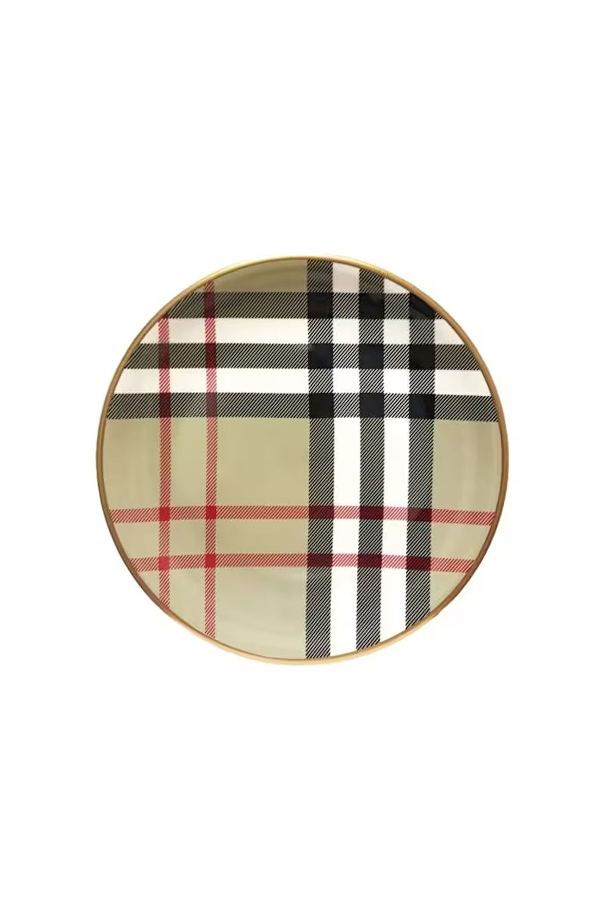 Ekose Desenli 6'lı Servis Seti