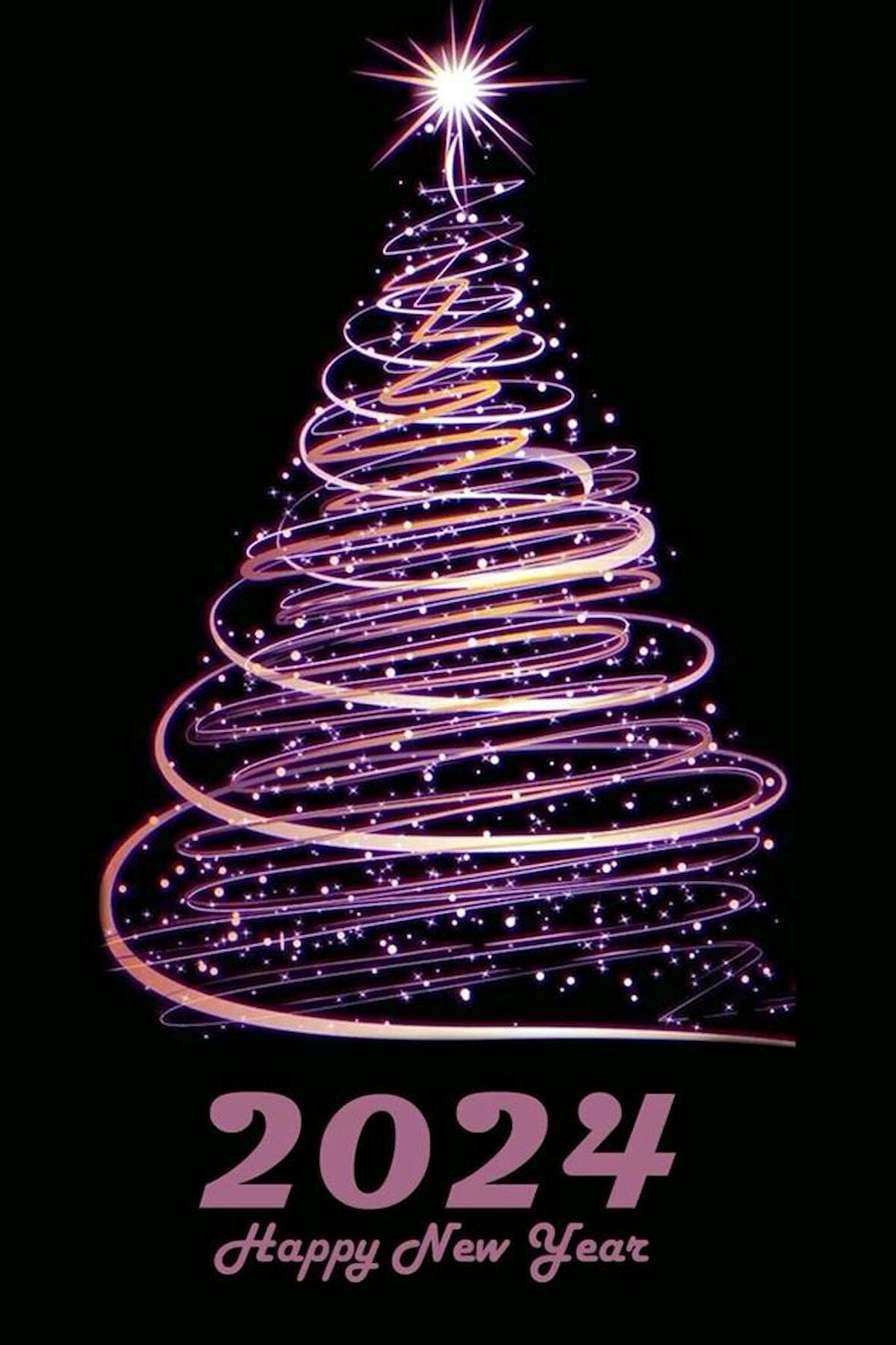 Movas Sanat "2024 Happy New Year" | Mozaik Puzzle | 40x60 |E20204283