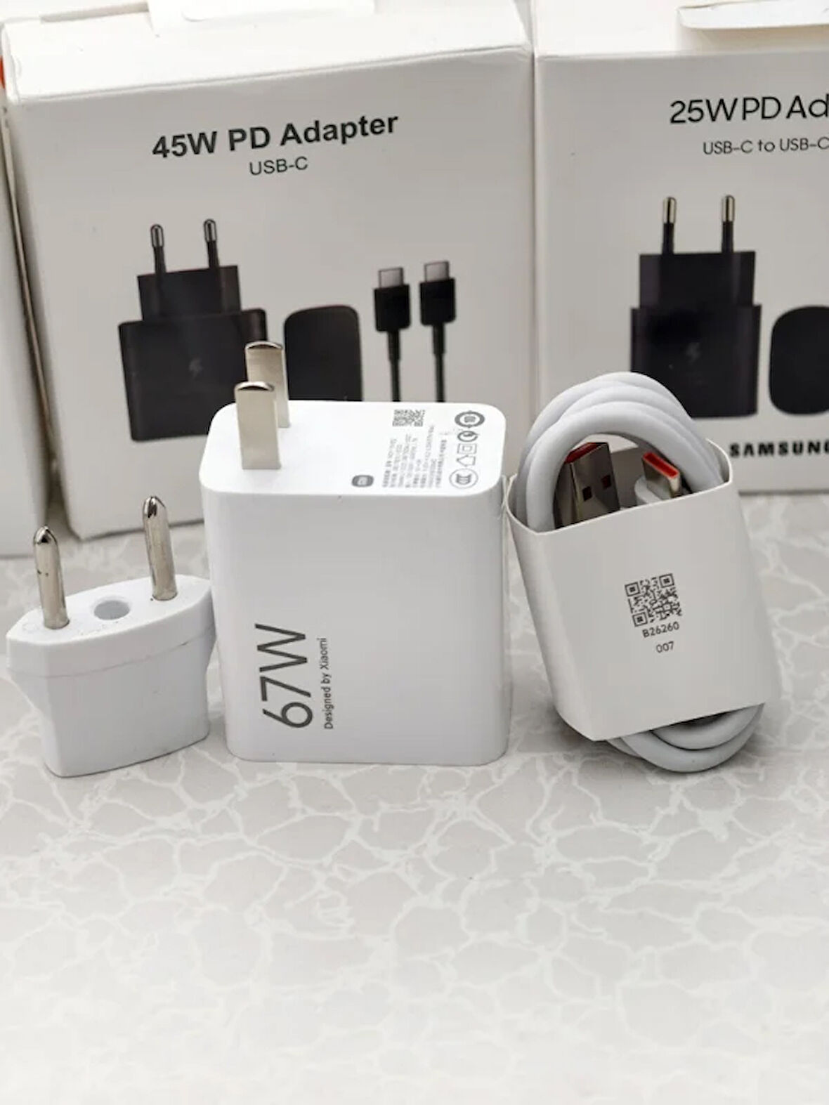 Poco X5 Pro 5G Uyumlu Hızlı Şarj Cihazı 67 Watt MX0003