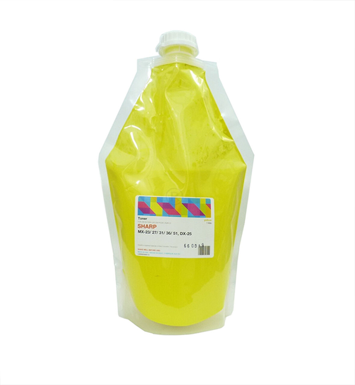 Sharp MX-23 Sarı Muadil Dolum Toneri, MX-27, 31, 36, 51, DX-25