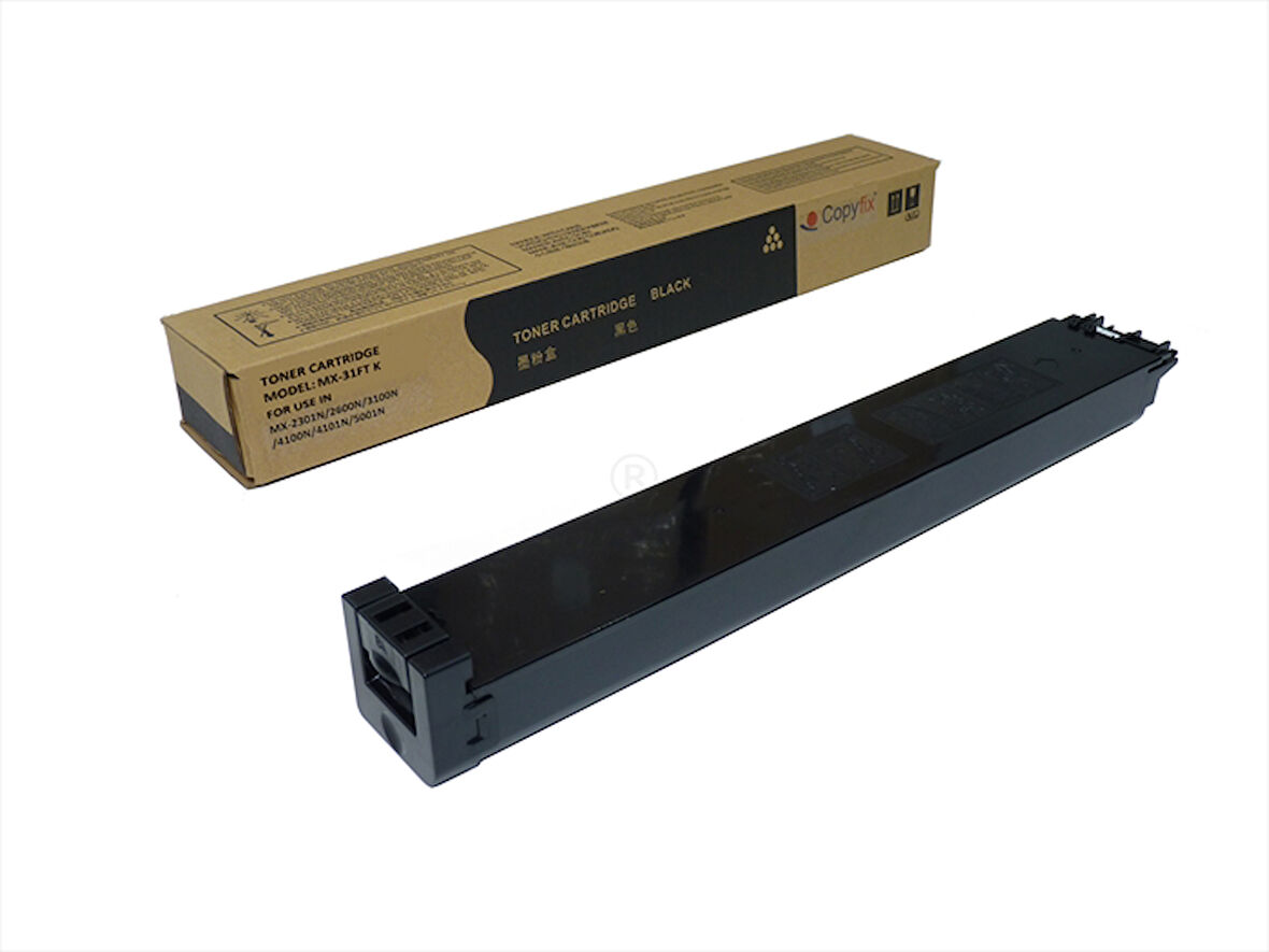 Sharp MX-31GTBA Siyah Toner Muadil, MX 2301, 2600, 3100