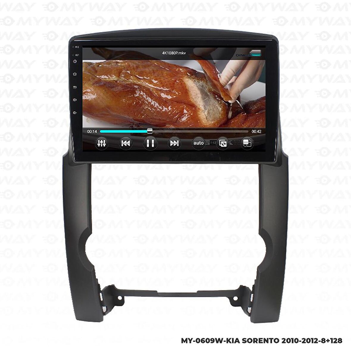 Araç Multimedya Kia Sorento Android 12 Carplay 4Gb Ram + 64Gb Hdd 2010-2012 Navigasyon Ekran MYW