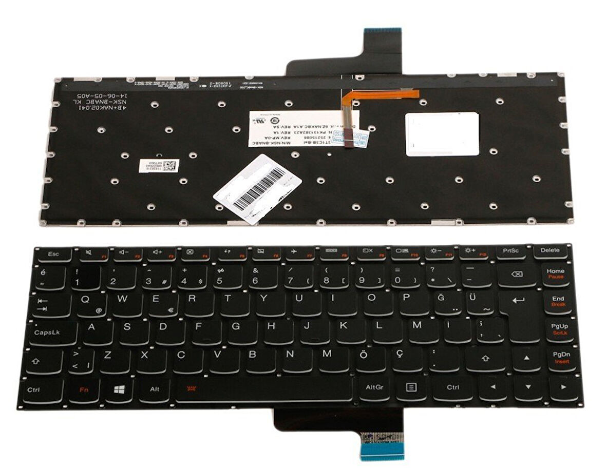 Lenovo E31-70 E31-80 U31-70 Yoga 3 14 700-14 Led li Laptop Klavye Tuş Takımı