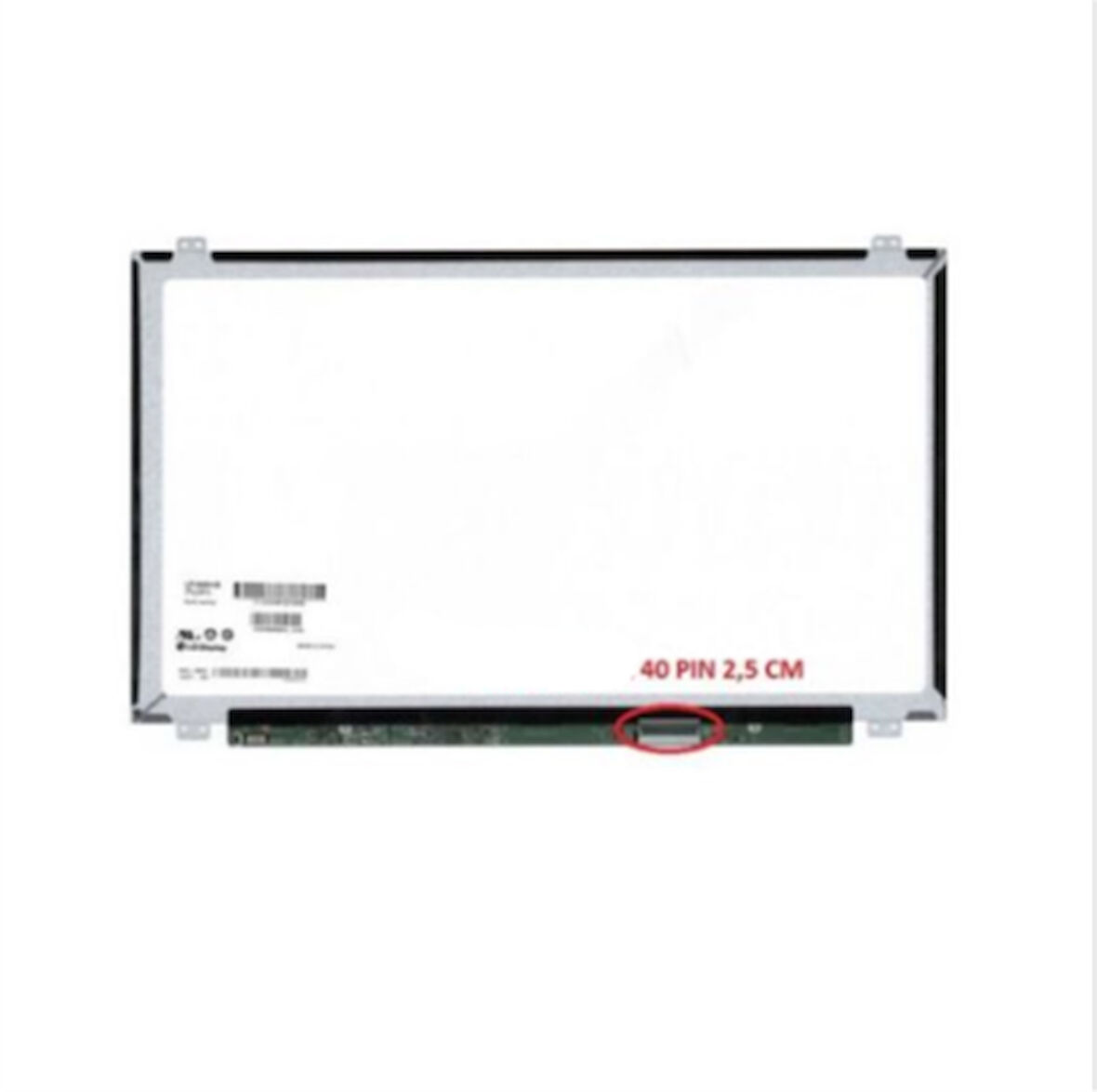 N116BGE-L41 REV.c1 11.6 Slim 40 pin Alt Üst Vidalı