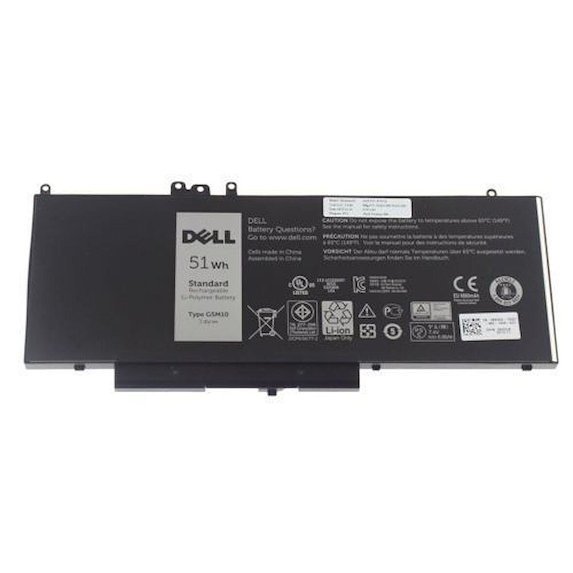 Dell uyumlu TXF9M 07V69Y ORJİNAL Laptop Bataryası Pili