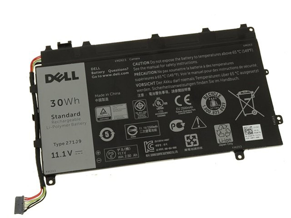 Dell Latitude uyumlu 13 7000 7350 271J9 Laptop Bataryası Pili