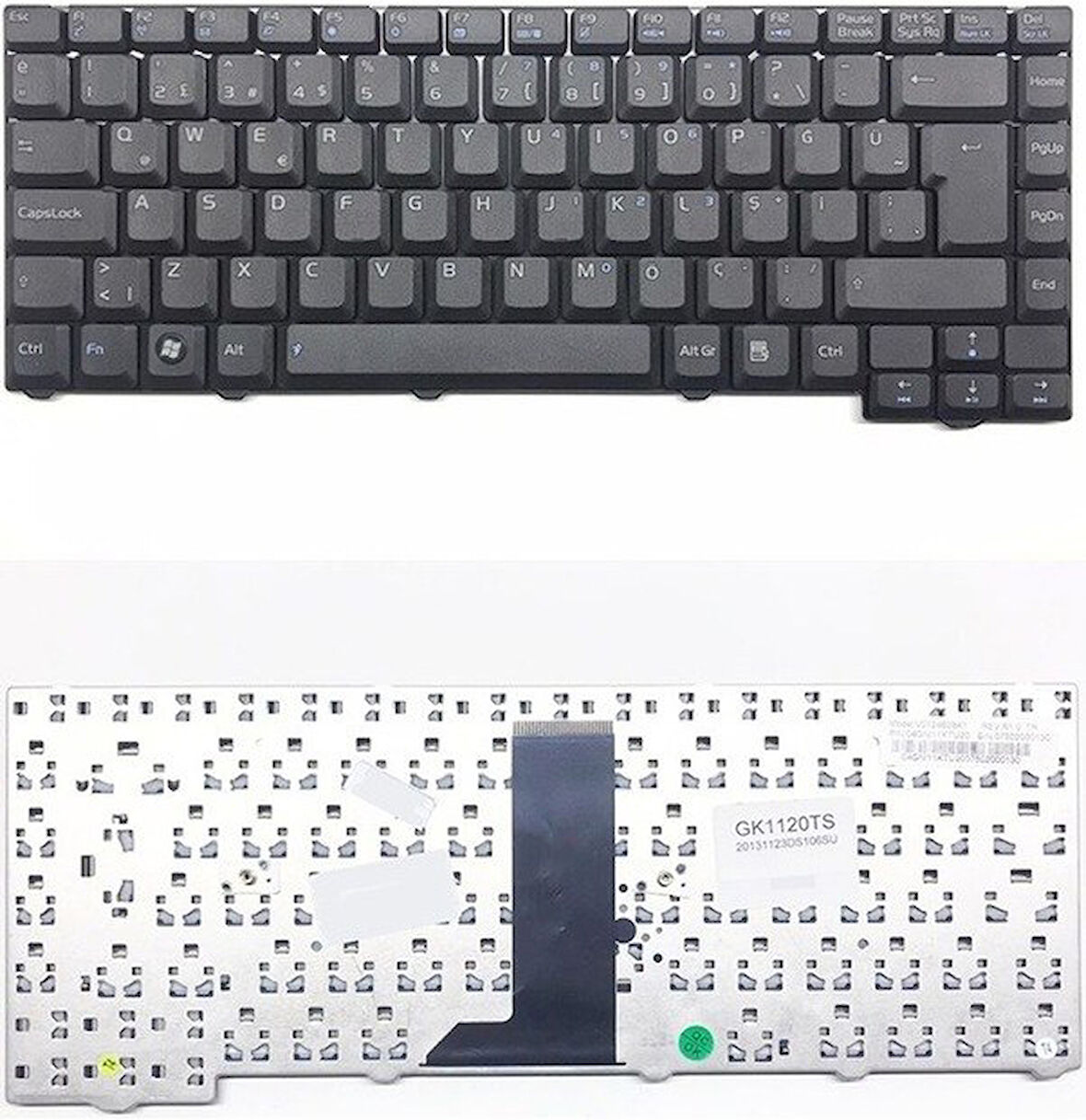 ASUS F3 28 PİN İNG SİYAH Notebook Klavyesi