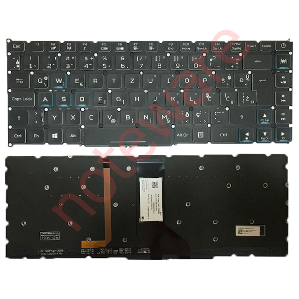 Acer Predator Triton 500 PT515-51 Keyboard NOTEBOOK KLAVYE