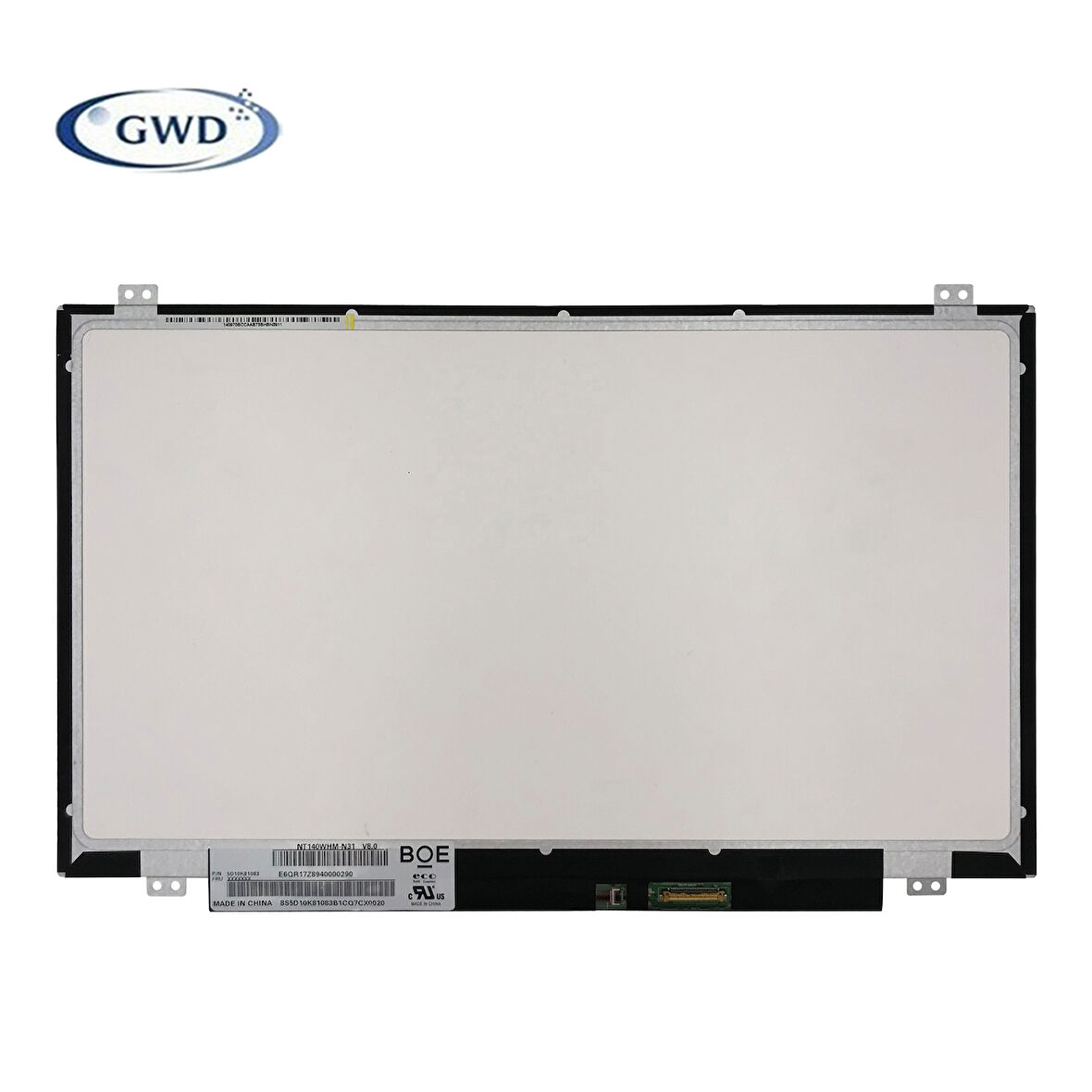 NT140WHM-N44 V8.0 1366*768 EDP 30 pin Laptop Uyumlu Lcd ekranı