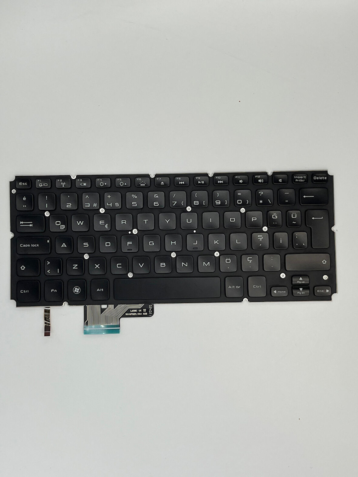 Dell L511z Gümüş Laptop Led Klavye Türkçe Tuş Takımı