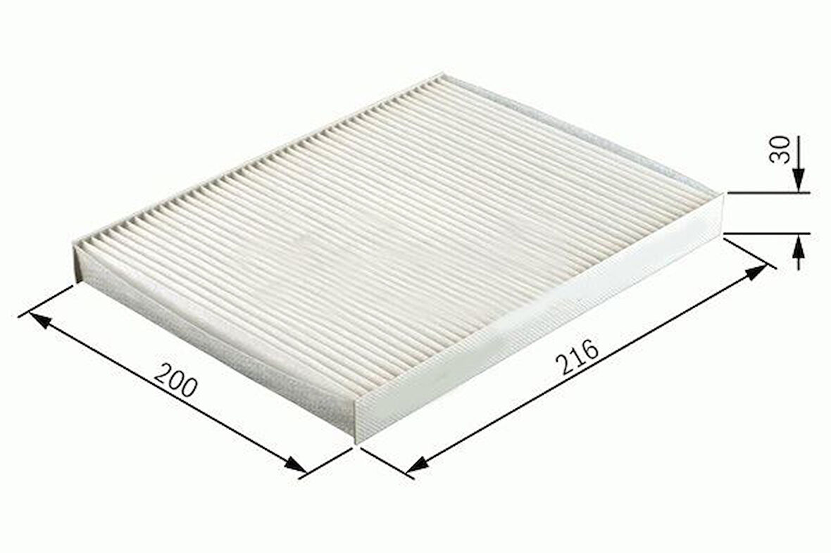 SARDES POLEN FİLTRESİ P4007CITROEN CCROSSERMITSUBISHI LANCER VIIIOUTLANDER IICOLT 08 CU2141 6447.ZX 7803A004