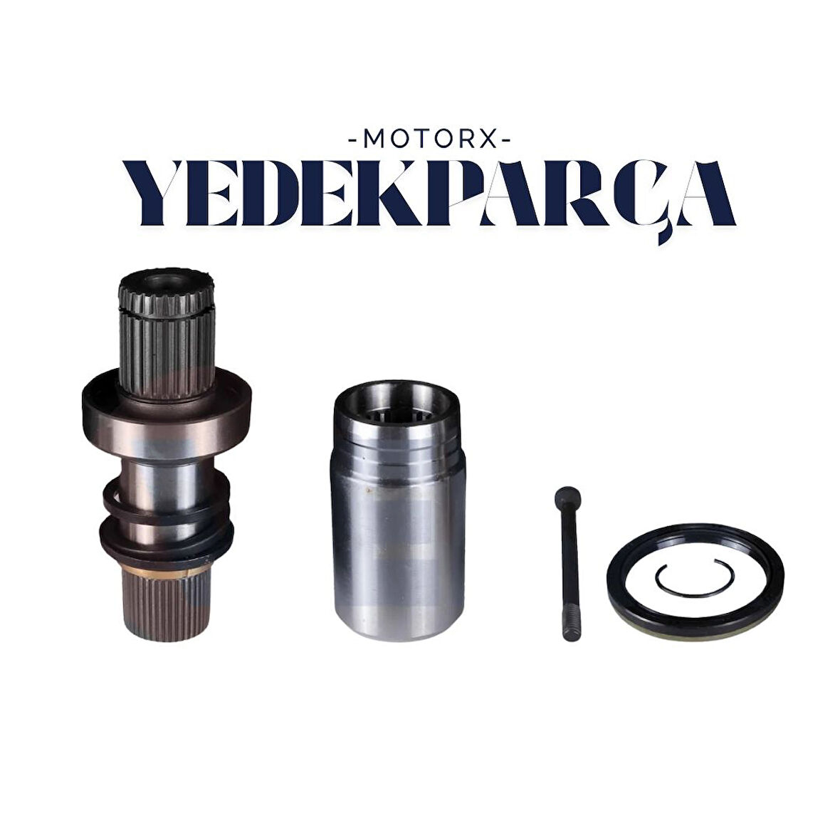 Aks Kafası Sağ Ön (İç Freze) Ek Mili Kit – 26×42×50 / Uzunluk: 135,5 mm – VW Transporter V 2.5 TDI Uyumlu