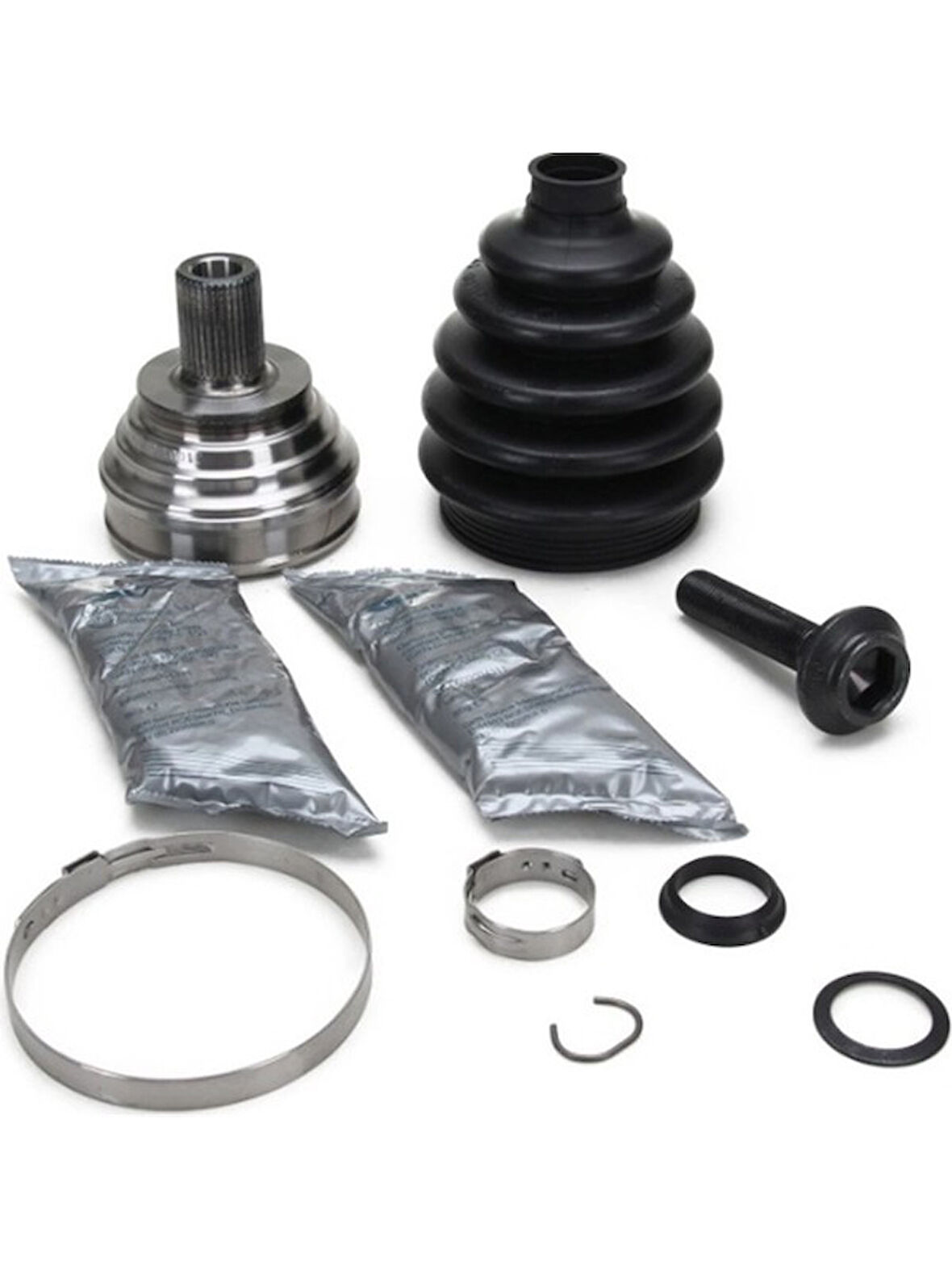 Aks Kafası Dış – VW Caddy / Passat (2006–2016) / Golf V-VI (2004–2013) / Jetta (2006–2018) / Beetle (2012–2019) / Eos, Audi A3 (2004 sonrası), Skoda Octavia / Superb (2008–2015) / Yeti (2010–2018), Seat Altea (2004–2015) / Leon (2006 sonrası) Uyumlu