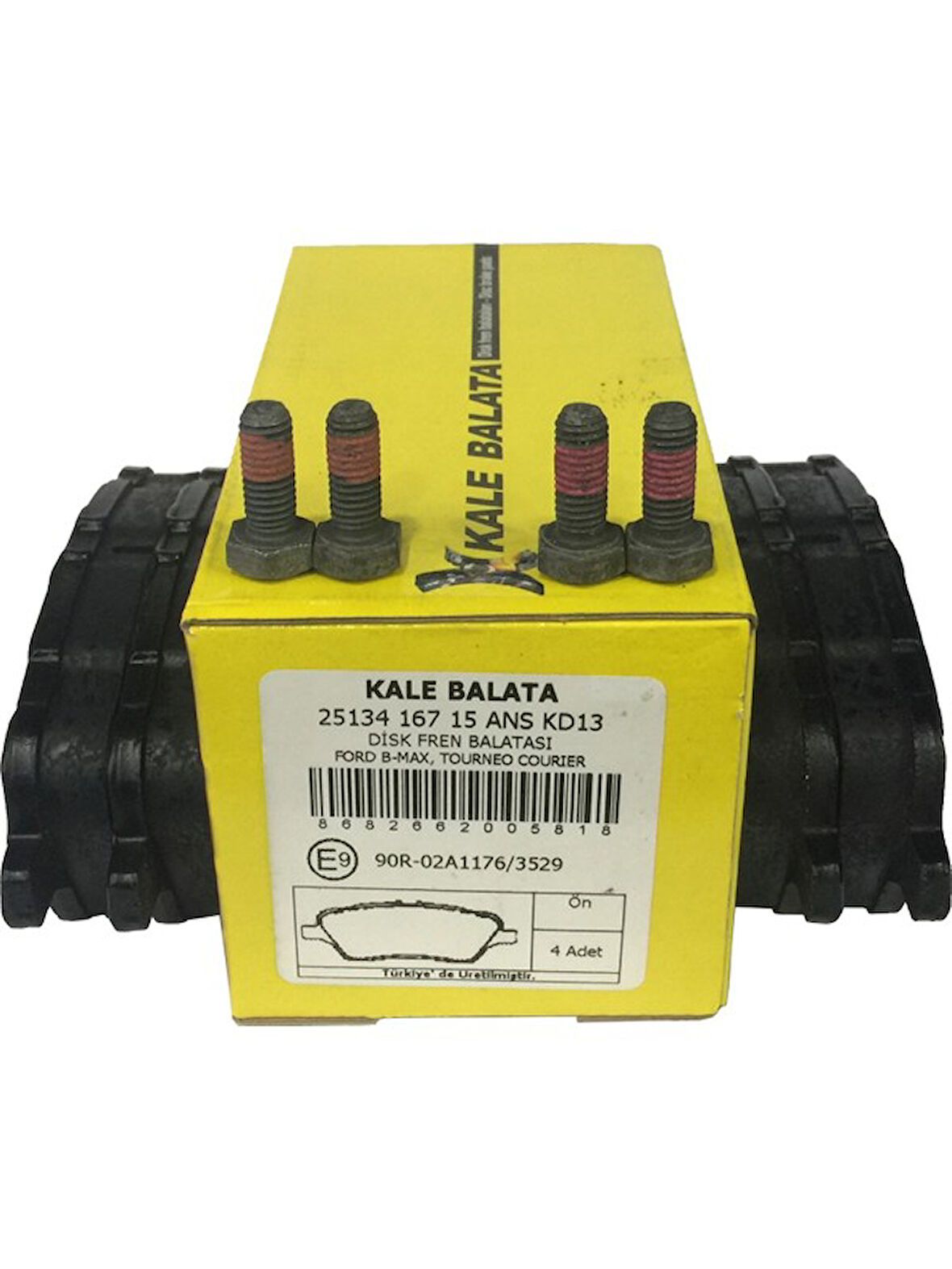 Ön Fren Balatası Ford B-Max Fiesta Tourneo Courier Transit Courier Uyumlu