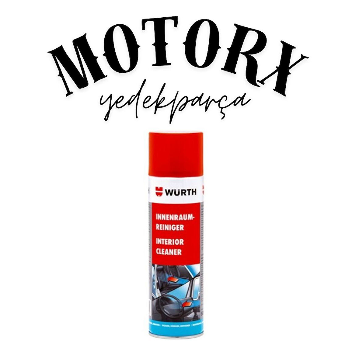 Würth Araç İç Temizleme Spreyi 500Ml
