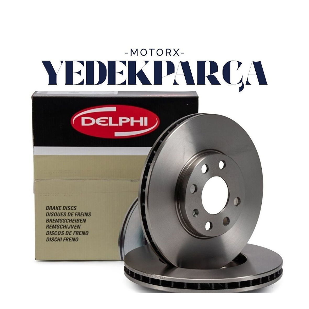 Ön Fren Aynası Takım (2 Adet) – Peugeot 206 / 207 / 307, Partner; Citroën Berlingo (1996–), C2 (2003–), C3 (2002–), C4 / C5 – 266×22 mm, 4 Delik, Havalandırmalı Uyumlu