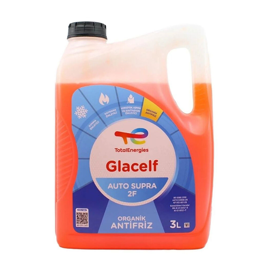 Total Energıes Organik Antifriz Glaces Ao Supra 2F 3Lt.Glacelf