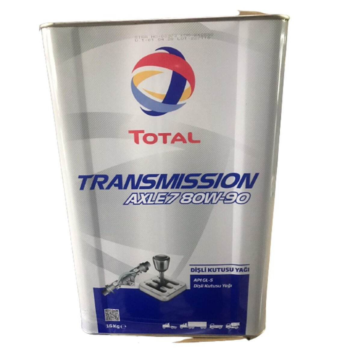 Total Transmission Axle 7 80W90 16 Kg (Şanzıman Yağı)