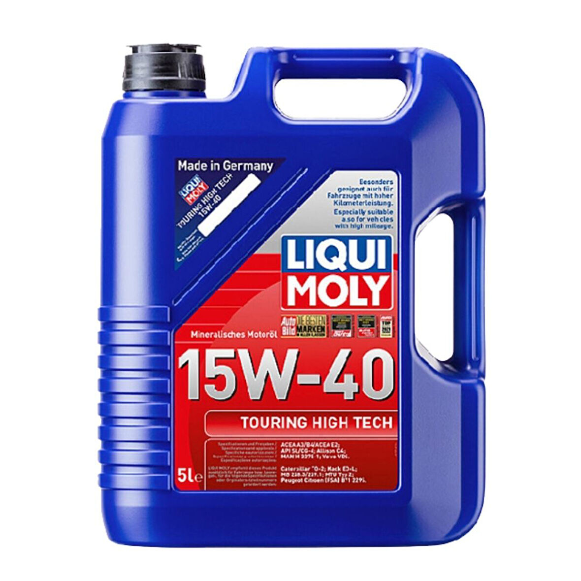 15W40 Motor Yağı Touring High Tec 5 Litre Liqui Moly