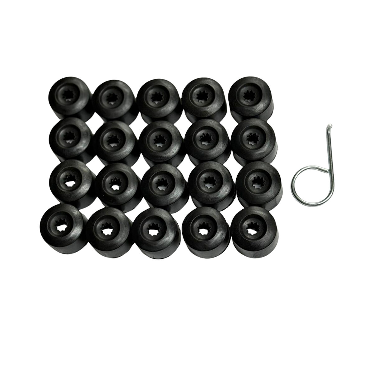 Volkswagen Audi Seat Skoda Uyumlu Jant Bijon Göbek Kapağı 20 Lİ Çıkarma Aparatlı