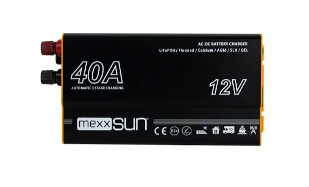 Mexxsun - İnges  12 volt 40 amper AC - DC Akü şarj cihazı - redresör
