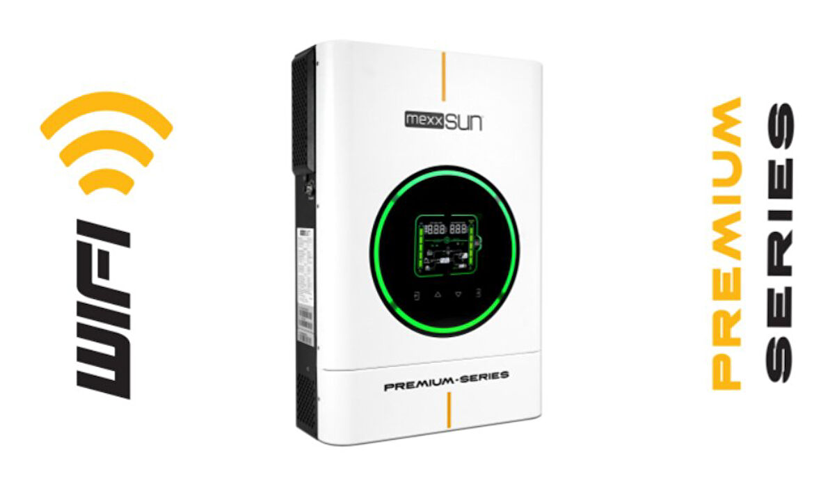 Mexxsun - İnges 4 KW MPPT AKILLI PREMIUM INVERTER - 24 VOLT 4000 WATT Wİ-Fİ / DUAL OUTPUT İNVERTÖR