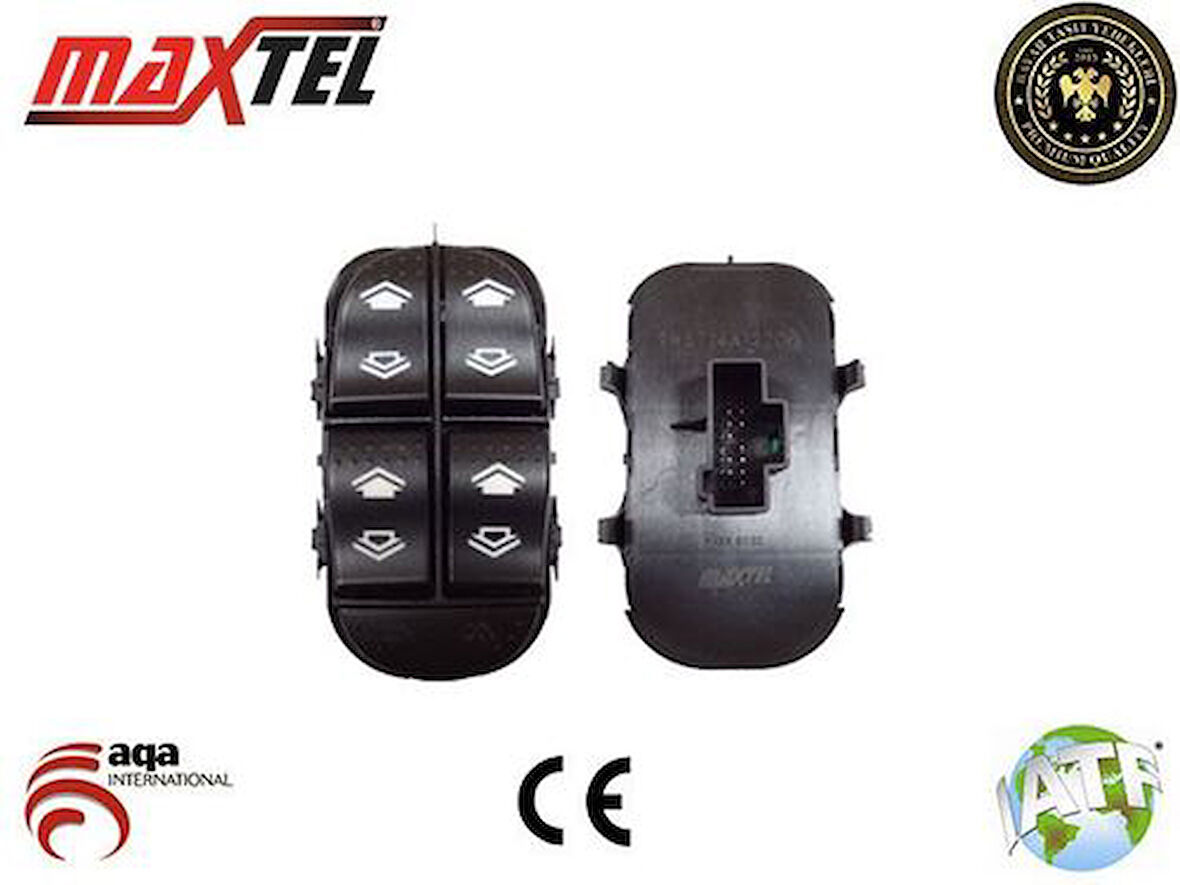 Maxtel 18202001 Cam Anahtarı Ford Focus 98 2005 Ön Sol 4 Cam Otomatik 25241 2M5T14A132AB