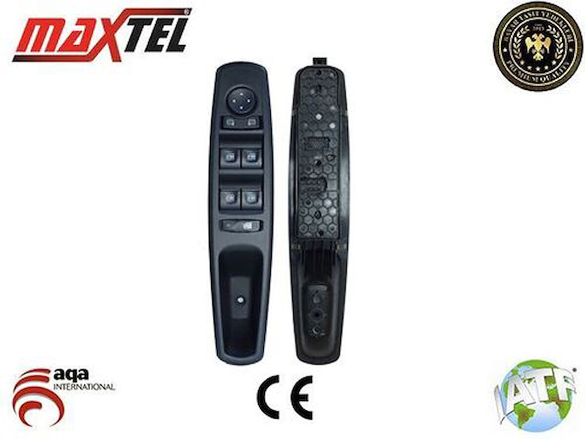 Maxtel 18204103 Cam Anahtarı Fluence Ön Sol 19 Fişli 254000008R