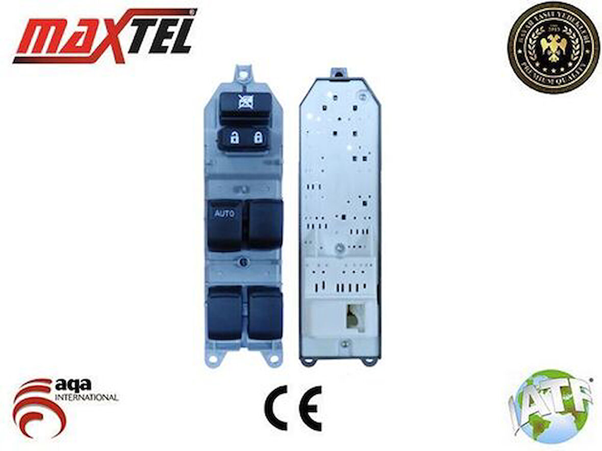 Maxtel 18210203 Cam Açma Kapama Anahtarı Sol Toyota Carolla Auris 06-12-Yaris-RAV4-Camry 15 Pın 8482006100