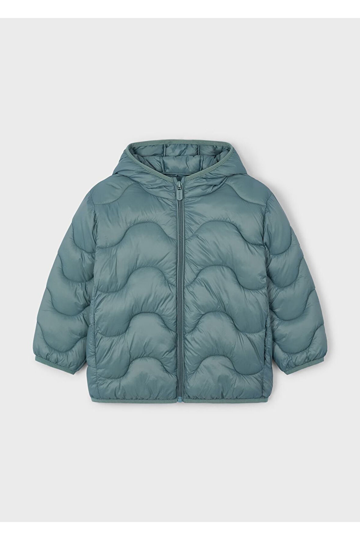 Mayoral Kız Çocuk Kapüşonlu Şişme Dolgulu Mont 4443 Yeşil