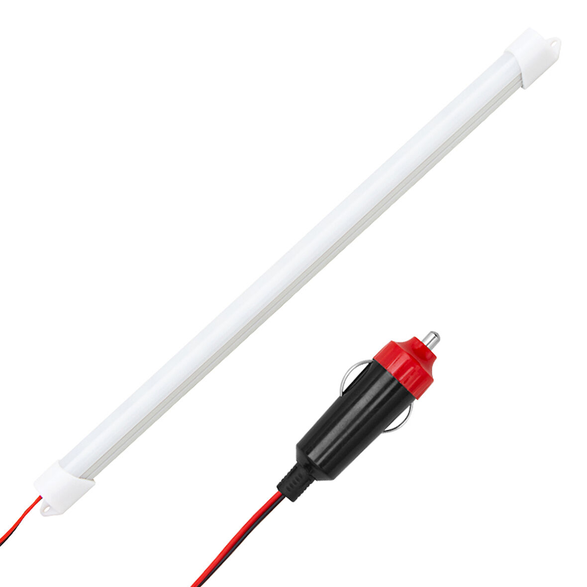 12V 5W ÇAKMAKLIKLI 30 CM MAT KAPAK LED LAMBA (4767)