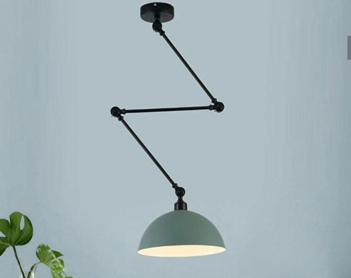 MYLİGHTS  RETRO RUSTİK METAL AKROBAT AVİZE SUYEŞİLİ  30CM