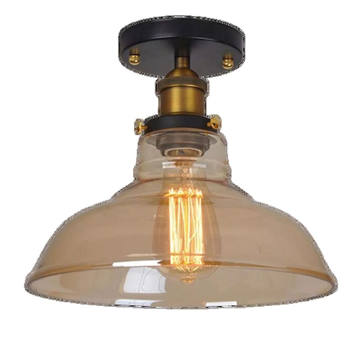 DEMET HABEK  MYLİGHTS  RETRO PLOFNYER RUSTİK AVİZE  23 CM EN