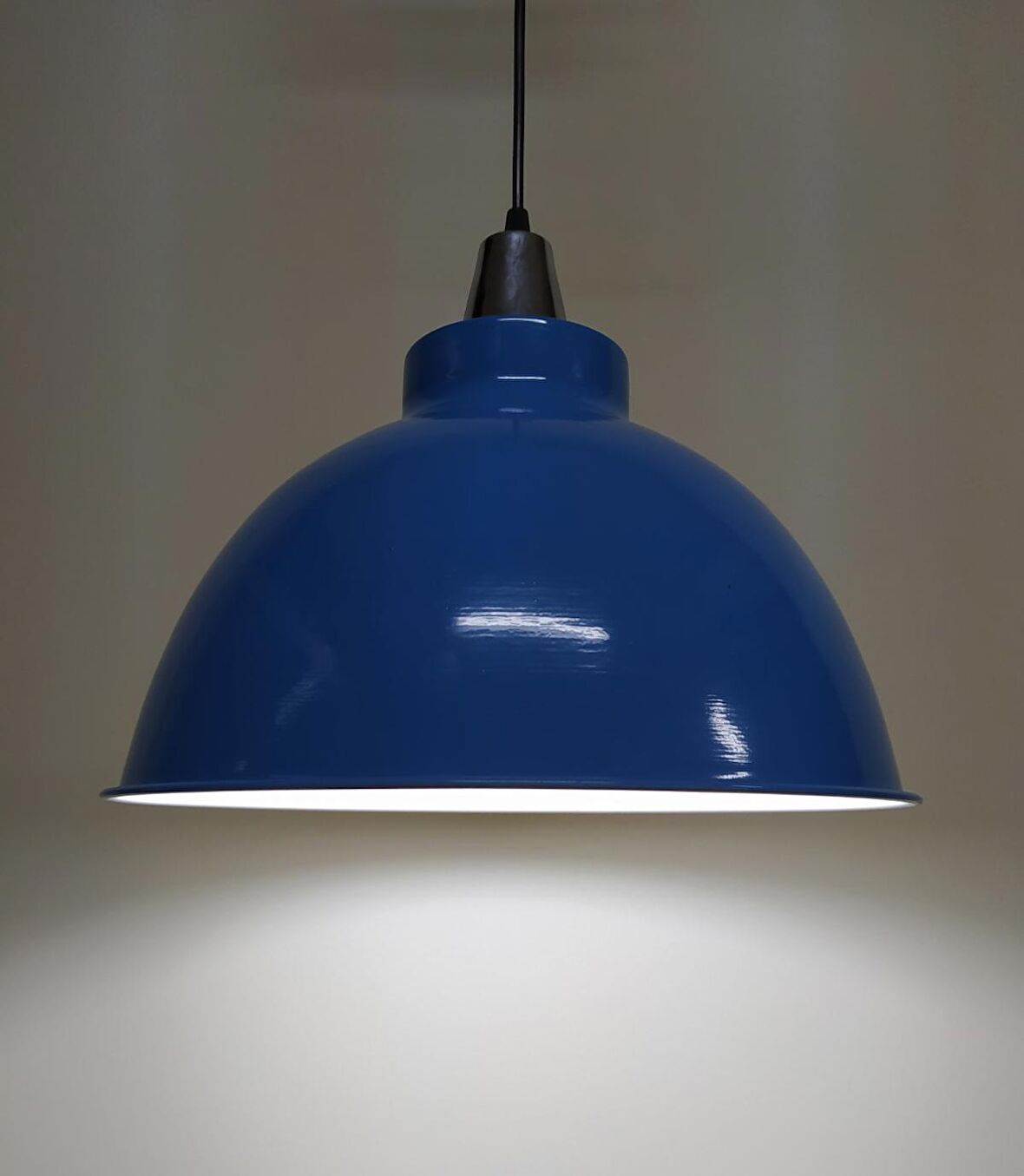 MYLİGHTS MAVİ İÇİ BEYAZ METAL SARKIT AVİZE