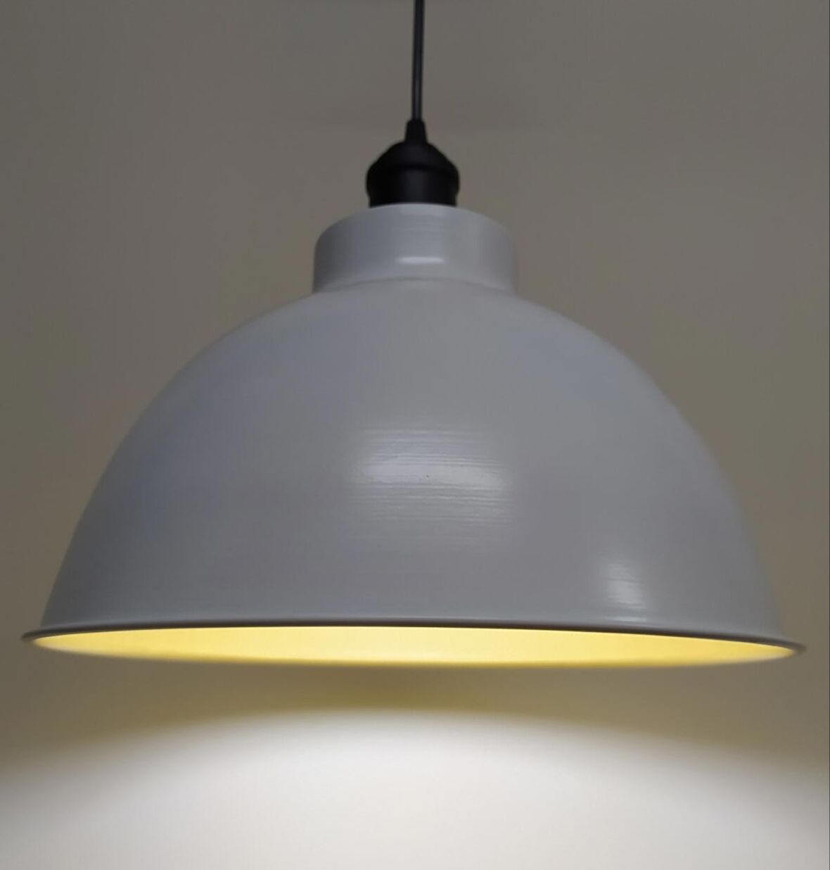 MYLİGHTS  BEYAZ İÇİ ALTIN METAL SARKIT AVİZE RUSTİK TEKLİ
