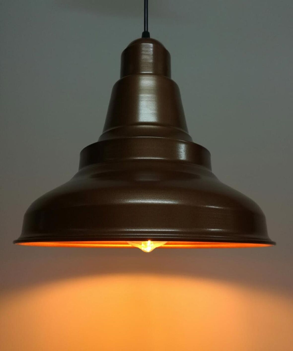 MYLİGHTS  RETRO RUSTİK MAT BAKIR METAL SARKIT AVİZE