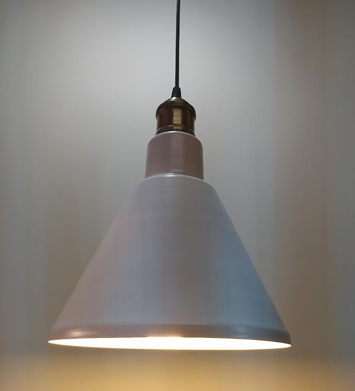 MYLİGHTS METAL SARKIT AVİZE  BEYAZ  ESKİTME ASKILI