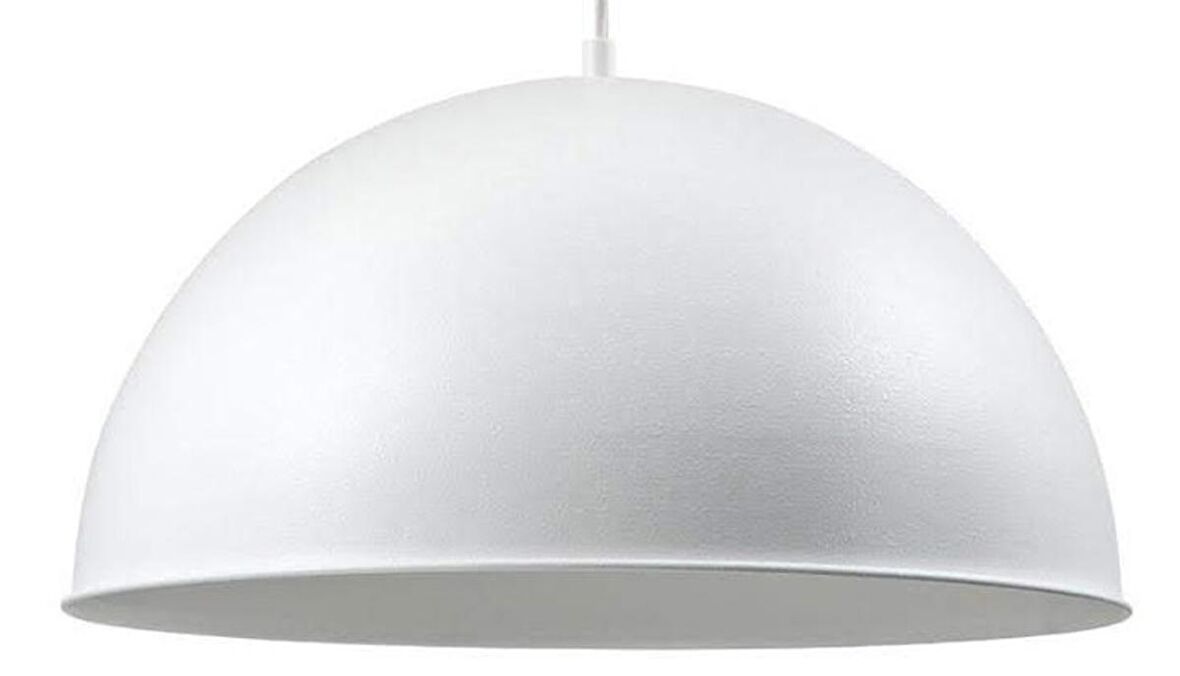 MYLİGHTS  MODERN SPOR AVİZE 40 CM  BEYAZ  İÇİ BEYAZ   SPOR SARKIT