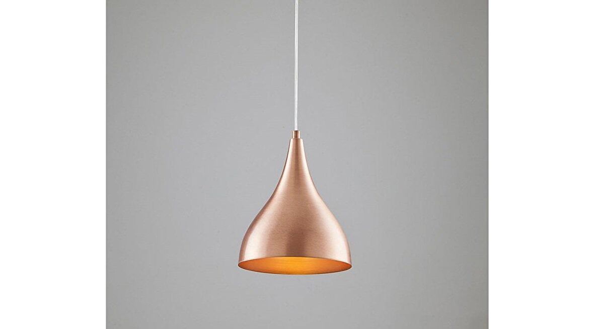 MYLİGHTS  METAL BAKIR  KONİK RETRO  RUSTİK  SARKIT AVİZE