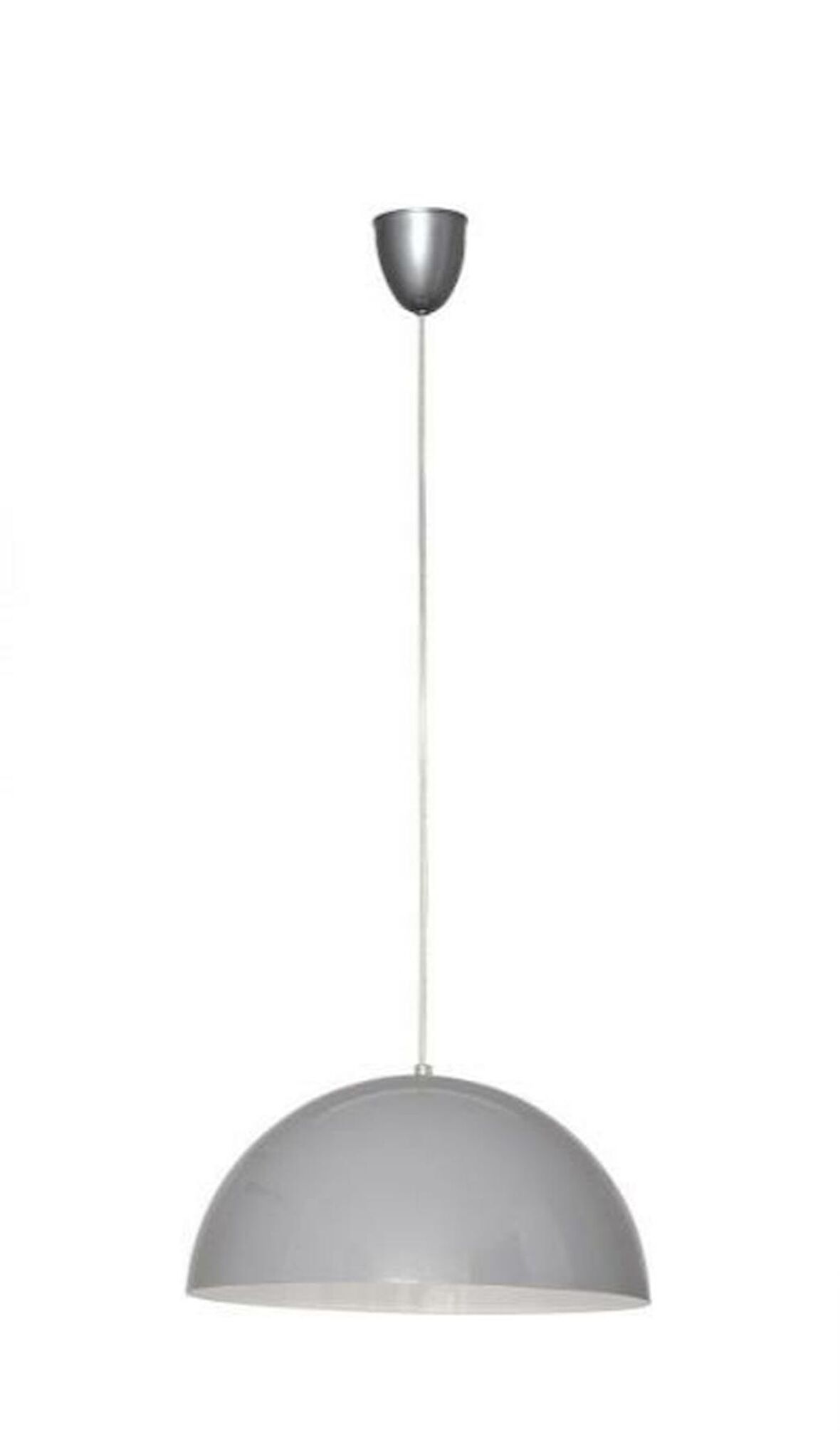 MYLİGHTS  MODERN  GRİ  İÇİ BEYAZ METAL SARKIT AVİZE 40 CM