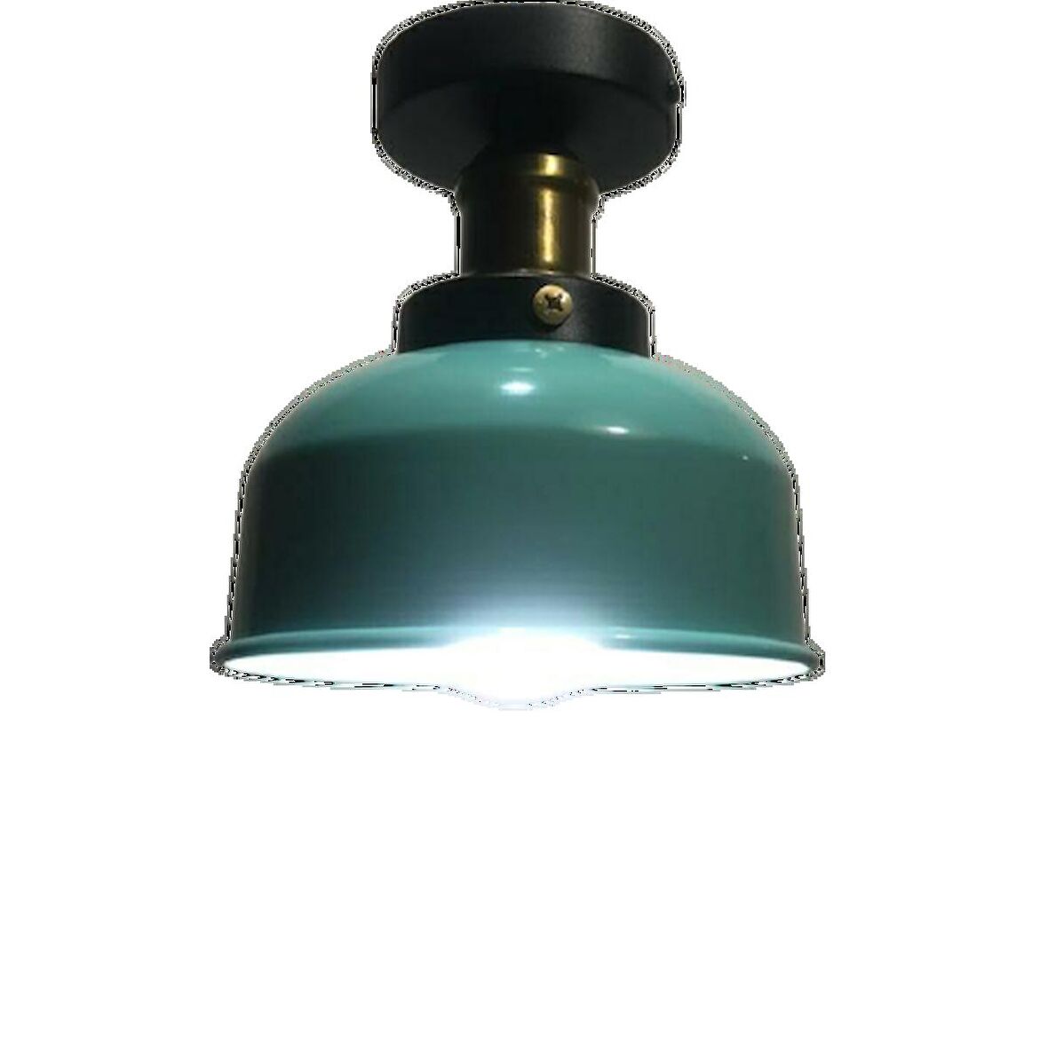MYLİGHTS  RETRO RUSTİK  TURKUAZ   PLOFONBYER TAVAN AVİZE