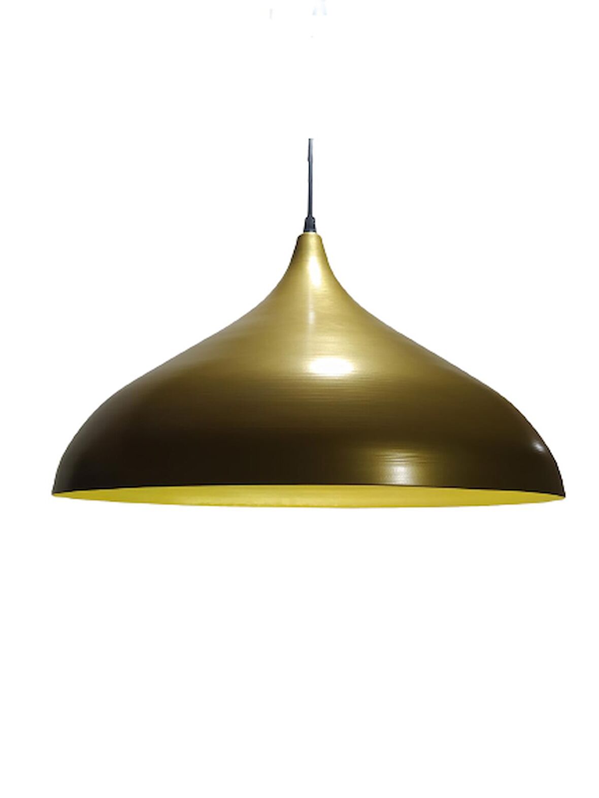 MYLİGHTS  RETROM  RUSTİK METAL SARKIT AVİZE MAT ALTIN   45CM EN
