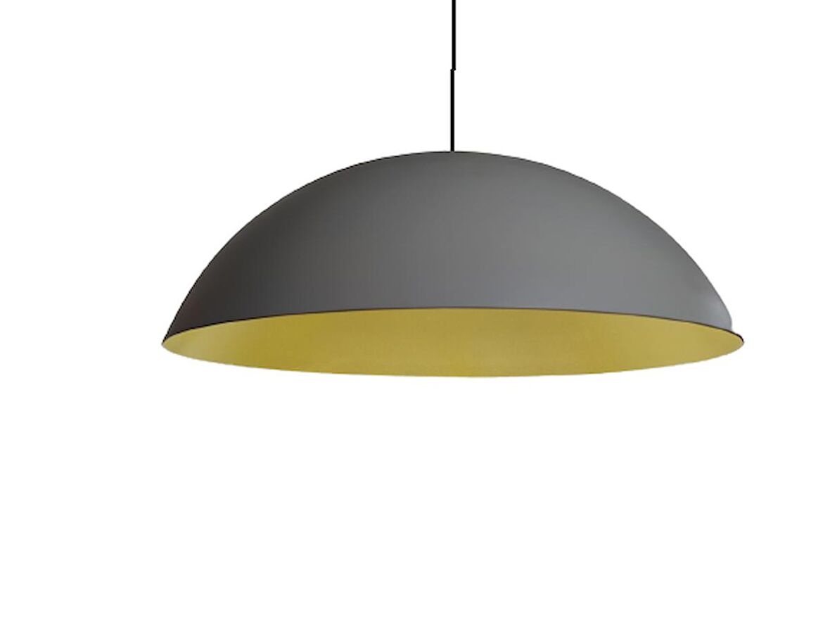 MYLİGHTS  60 CM  METAL SARKIT AVİZE BEYAZ  İÇİ ALTIN YÜKSEK TAVAN RETRO RUSTİK