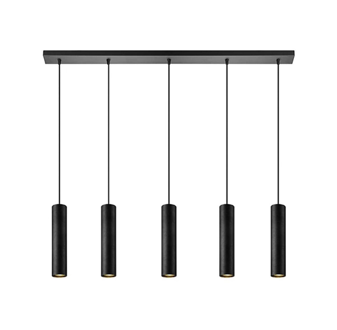 MYLİGHTS  masa  üstü ada üstü 120 cm metal modern led avize os-ram led  ampul 3000k 
