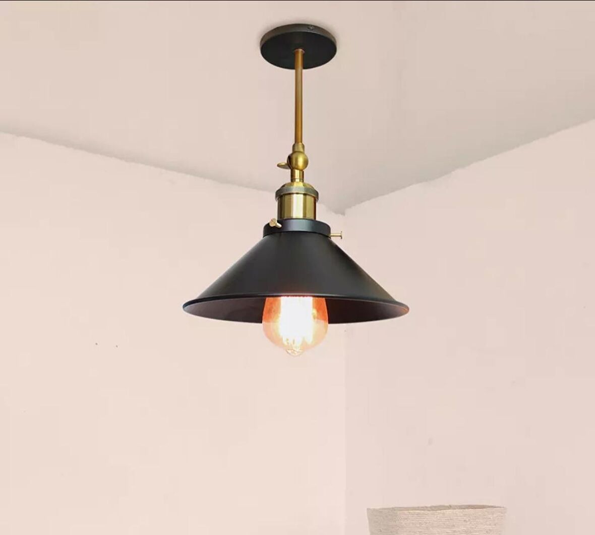 MYLİGHTS RETRO  RUSTİK  MAFSALI HAREKLİ AVİZE METAL AVİZE 22 CM EN