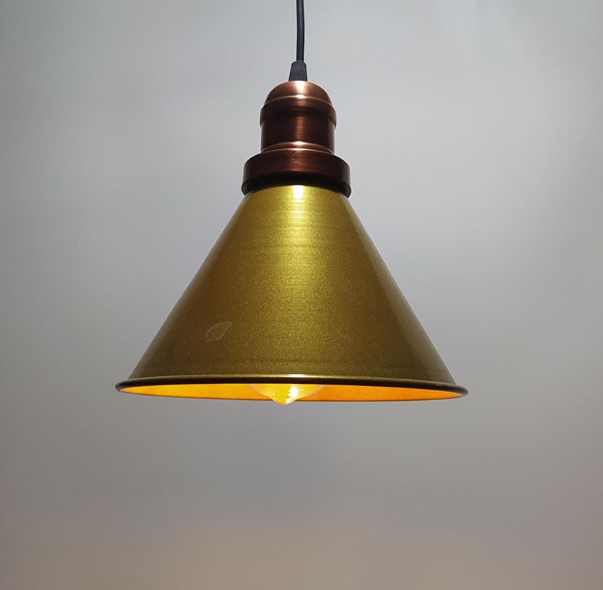 mylights retro Vintage rustik bronz tekli sarkıt avize mylights retro rustik vintage metal sarkıt