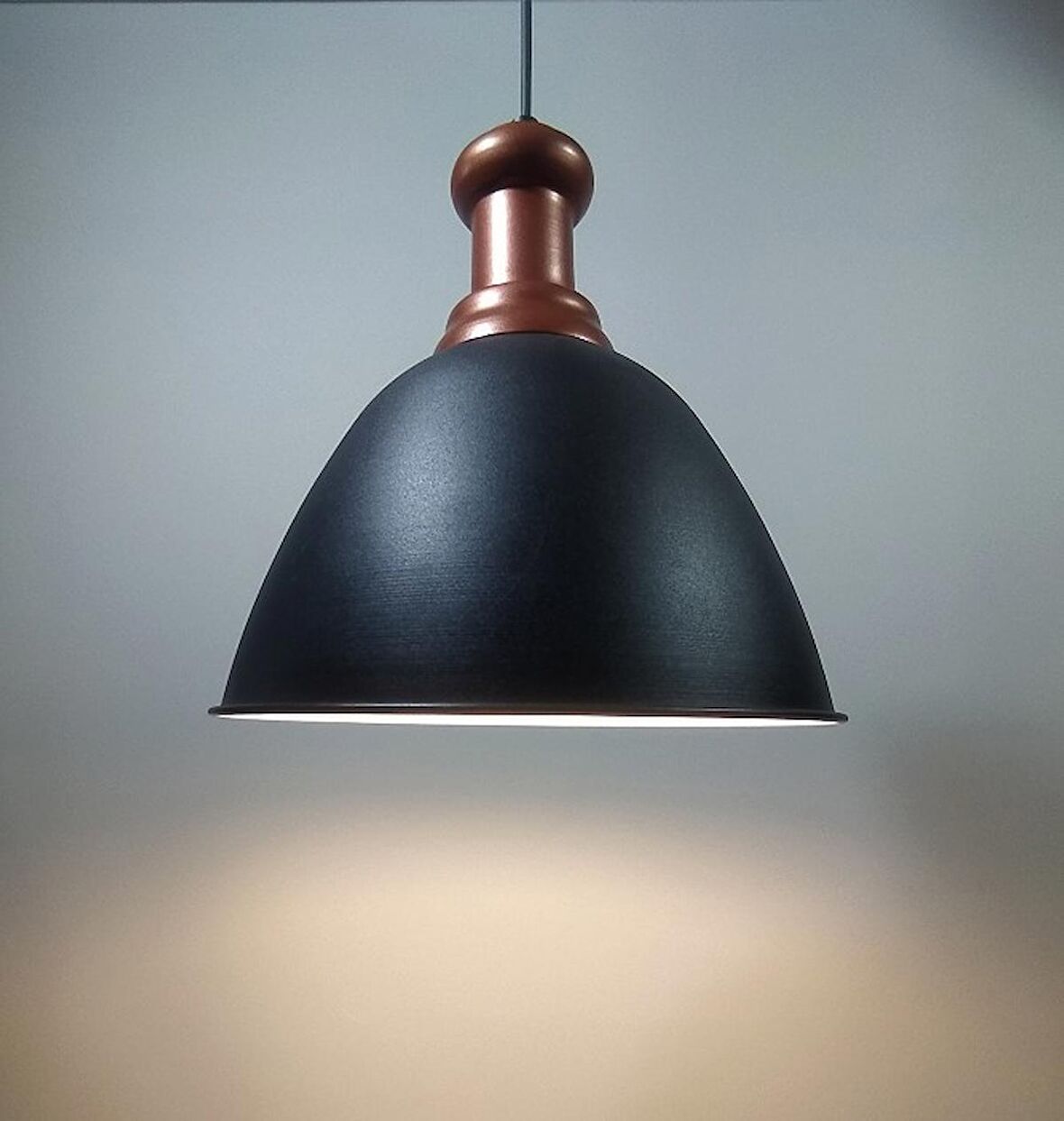 MYLİGHTS  RETRO RUSTİK VİNTAGE METAL SARKIT TEKLİ AVİZE BAKIR ASKILI